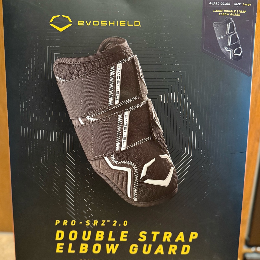 Evoshield Black Double Strap Elbow Guard